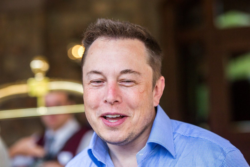 Portrait of Elon Musk